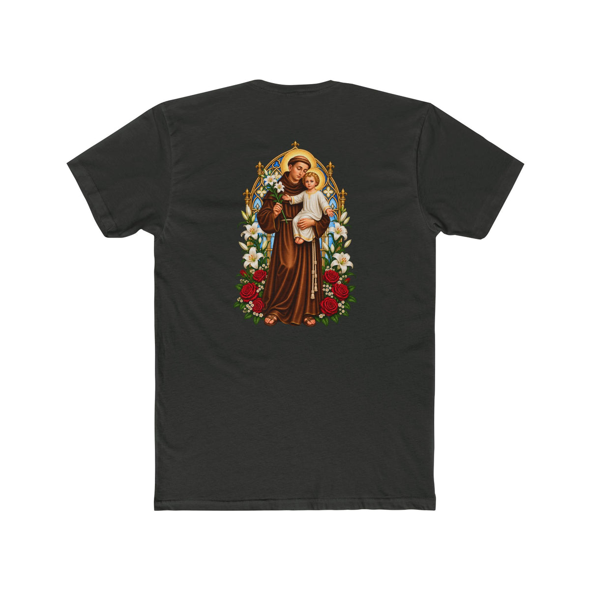 St Anthony + Cross Blue Graphic Tee