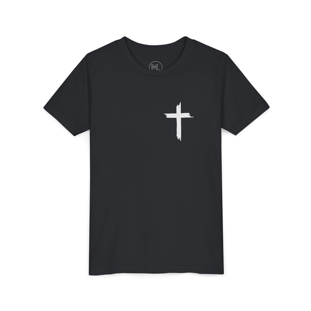 Youth Tee — St Anthony + Cross Religious Graphic