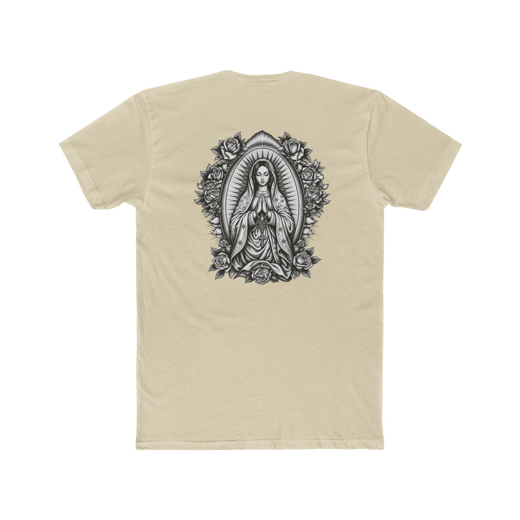 Virgin Mary Sacred Heart Cross Graphic Tee