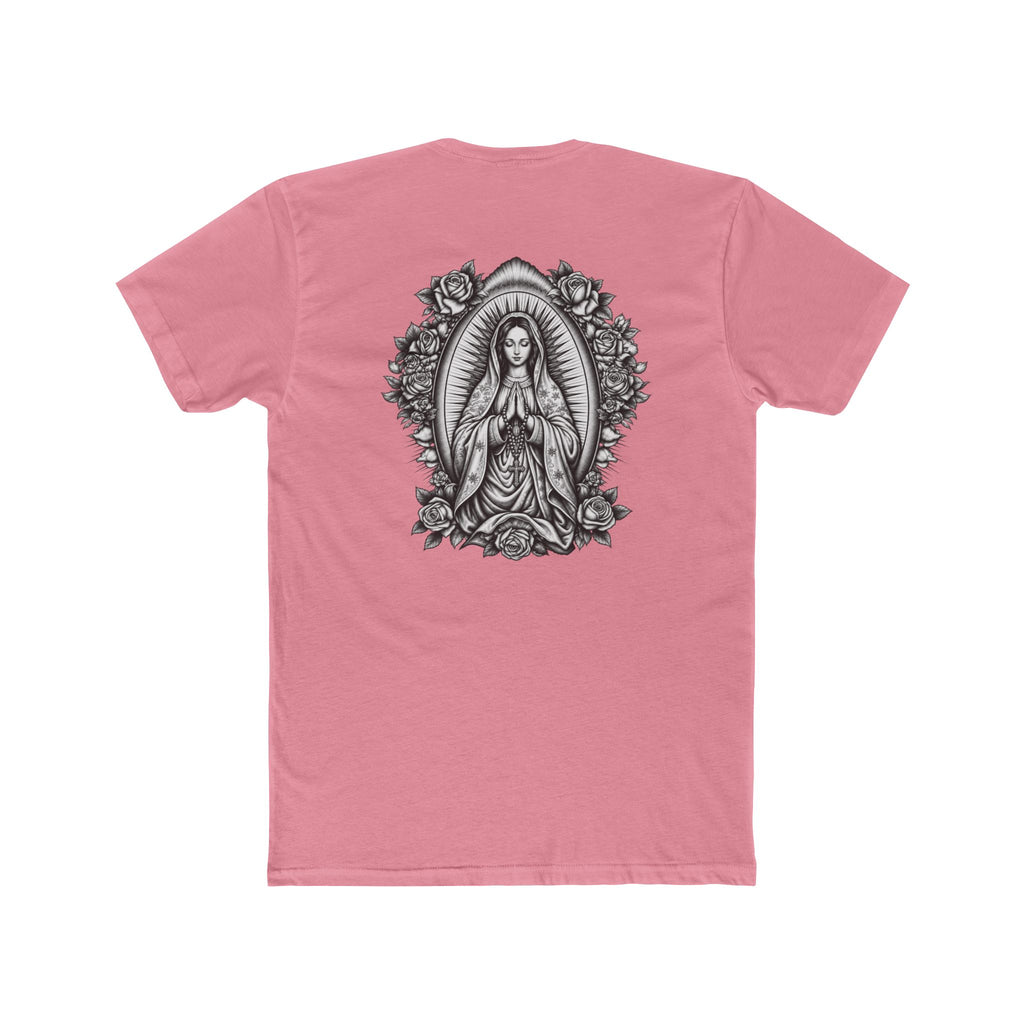 Virgin Mary Sacred Heart Cross Graphic Tee